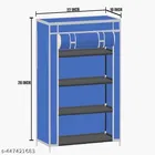 Metal 4 Layer Collapsible Multipurpose Rack 