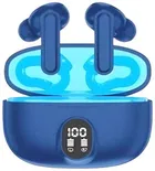 PODS TWS Earbuds with Battery Display (BLack+Blue) (Pack of 1)
