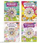 Little Artist Dinosaurs, Superheroes, Unicorns & Princesses Copy & Coloring Books for Kids, Set of 4