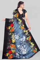 Crepe Printed Saree for Women 