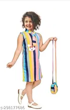 Cotton Blend Dress for Girls 