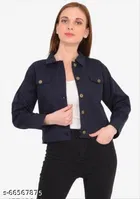 Full Sleeves Solid Jacket for Women & Girls 