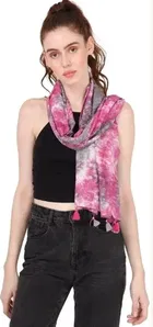 Cotton Blend Printed Scarves for Women 