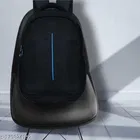 Rubber Backpack for Men & Women, Black