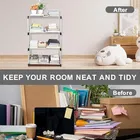 Multipurpose Shoe Rack for Home | Books, Foldable Slipper/Chappal/Footwear Stand 4 Shelves 