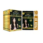 Deemark Natural 10 Pcs Shampoo Hair Color (15 ml) for Men & Women (Black, Set of 1)