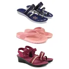 Combo of Flats with Slippers & Sandals for Women 