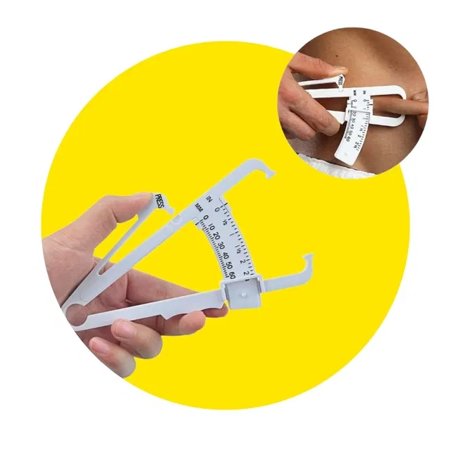 Lightweight Eco-Friendly Body Fat Measuring Caliper (Multicolor, Pack of 1)