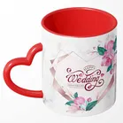 Bride Loading Printed Heart Handle Mug Microwave Safe Ceramic Tea Coffee 