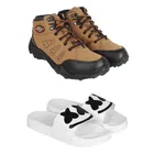 Combo of Casual Shoes with Sliders for Men 