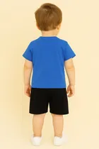 Cotton Blend Printed Clothing Set for Boys 