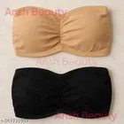 Cotton Blend Bra for Women & Girls, Black & Brown, Pack of 2 
