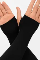 Cotton Solid Arm Sleeves for Men & Women 