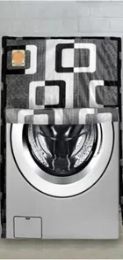 Knit Printed Front Load Washing Machine Cover 