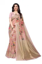 Art Silk Printed Saree for Women 