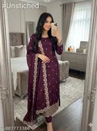 Vichitra Silk Punjabi/All Over Suits for Women 