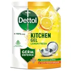 Dettol Lemon Fresh Dishwash Liquid And Kitchen Gel 1500 ml (Refil)