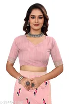 Cotton Linen Zari Woven Saree for Women 