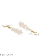 Three Layer Pearl Jewellery Set for Women & Girls, White