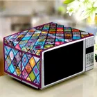 Knit Printed Oven Top Cover with Side Pockets 