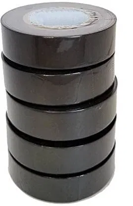 Insulation Electrical Tape (Black, 8 m) (Pack of 10)