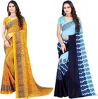 Georgette Printed Saree for Women 
