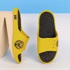 Sliders for Men (Yellow & Black, 6)
