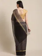 Polycotton Dyed/ Washed Saree for Women 