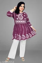 Georgette Chikankari Top for Women 