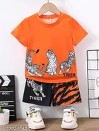 Hosiery Cotton Clothing Set for Boys 