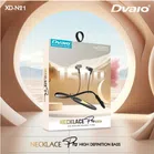 Dvaio XD-N21 Rechargeable Wireless Bluetooth Neckband (Beige & Grey)