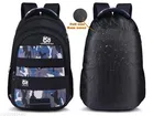 Nylon Backpack for Men & Women, Black