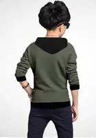 Cotton Blend Round Neck Hoodies for Boys 