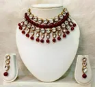 Alloy Necklace with Earrings for Women 