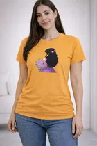 Cotton Blend T-shirt for Women, Yellow & Pink , Pack of 2 