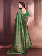 Banarasi Silk Embroidered Saree for Women 