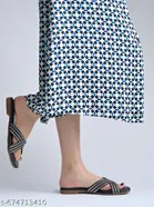 Embellished Flat Sandals for Women 