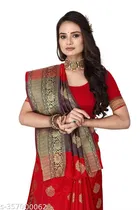 Banarasi Silk Zari Woven Saree for Women 