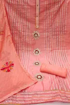 Chanderi Cotton Unstitched Dress Material for Women 