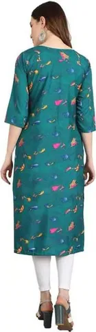 Women Crepe Printed Kurta 