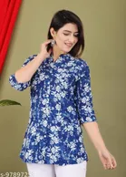 Cottonthree Quarter Sleeves Top for Women 