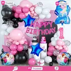 Disney Frozen Theme 1st Happy Birthday Decoration,Multicolour,Set Of 1