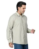 Poly Cotton Full Sleeves Printed Shirt for Men 
