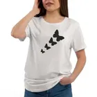 Cotton Blend T-shirt for Women, Green & White, Pack of 2 