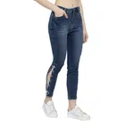 Denim Straight Fit Jeans For Women, Blue 