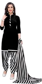 Yashika Unstitched Crepe Salwar Suit Material 