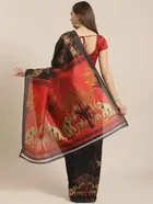 शारदा क्रिएशन मैसूर सिल्क प्रिंटेड साड़ी 