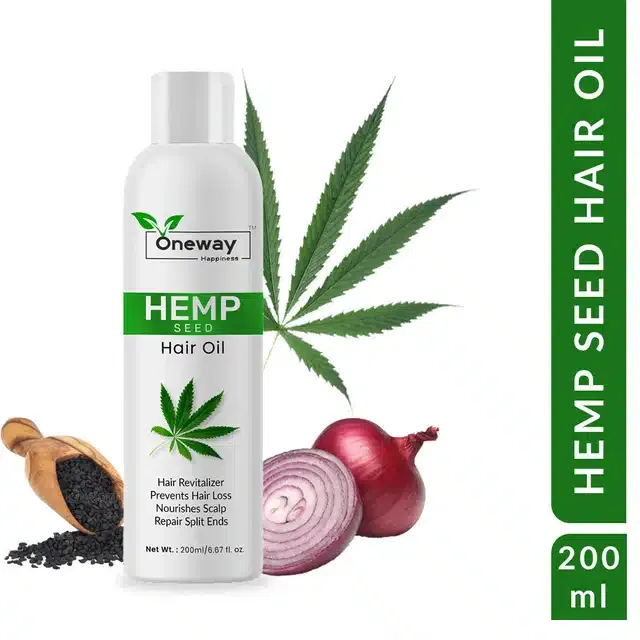 Oneway Happiness Hempseed Hair Oil (200 ml)