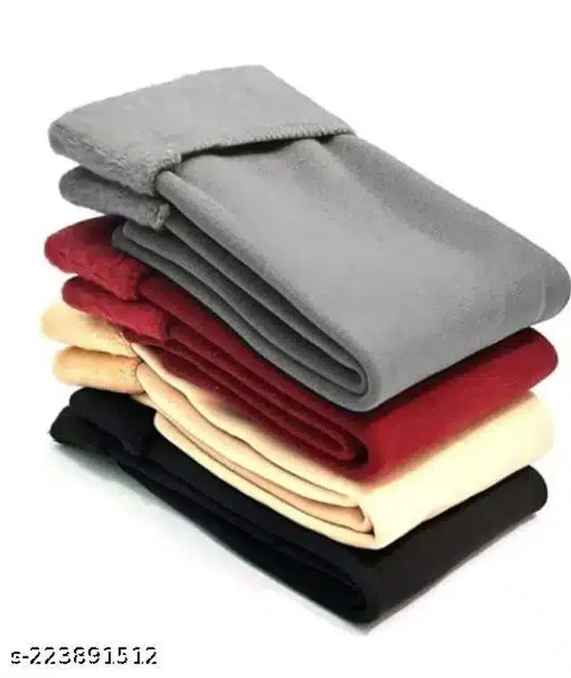 Velvet Socks for Unisex (Multicolor, Pack of 4)