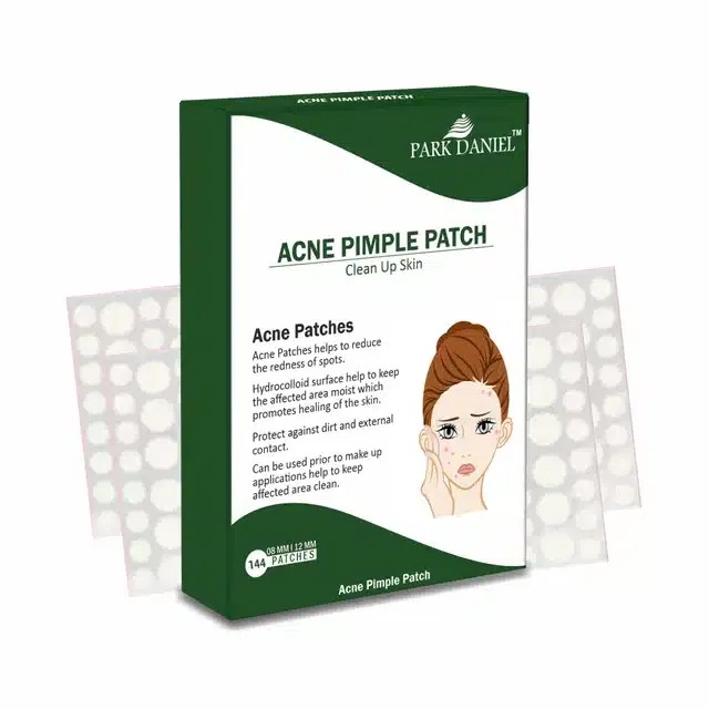 Park Daniel Invisible Hydrocolloid Waterproof Pimple Patches (Pack of 4)